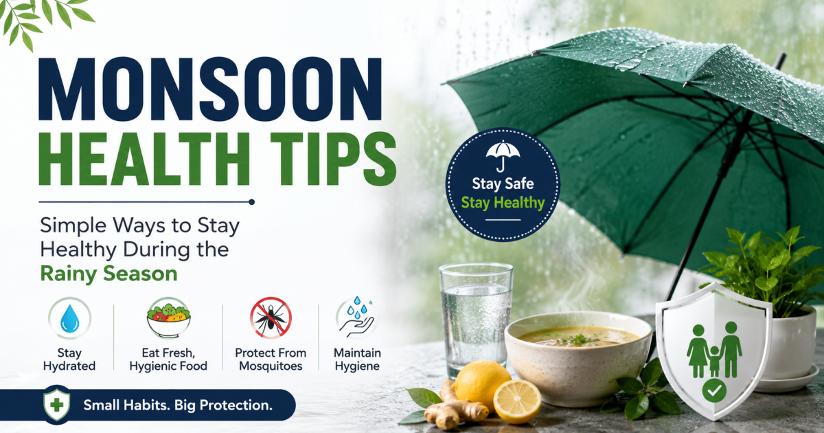 Monsoon Health Tips: Simple Ways to Stay Healthy During the Rainy Season
